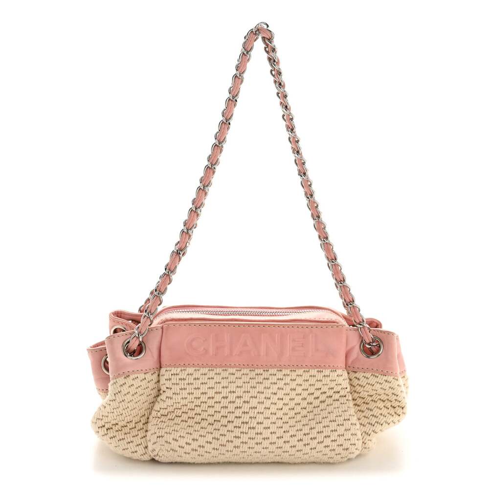 Chanel Canvas Woven Lambskin Lax #258865C11B